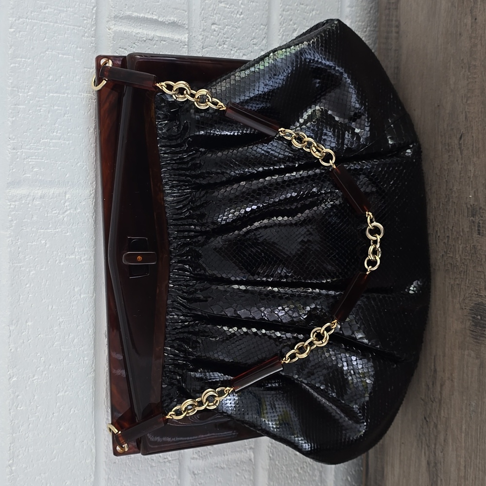 Colombetti Milano Vintage Snake Skin Purse Retro - Picture 3 of 13